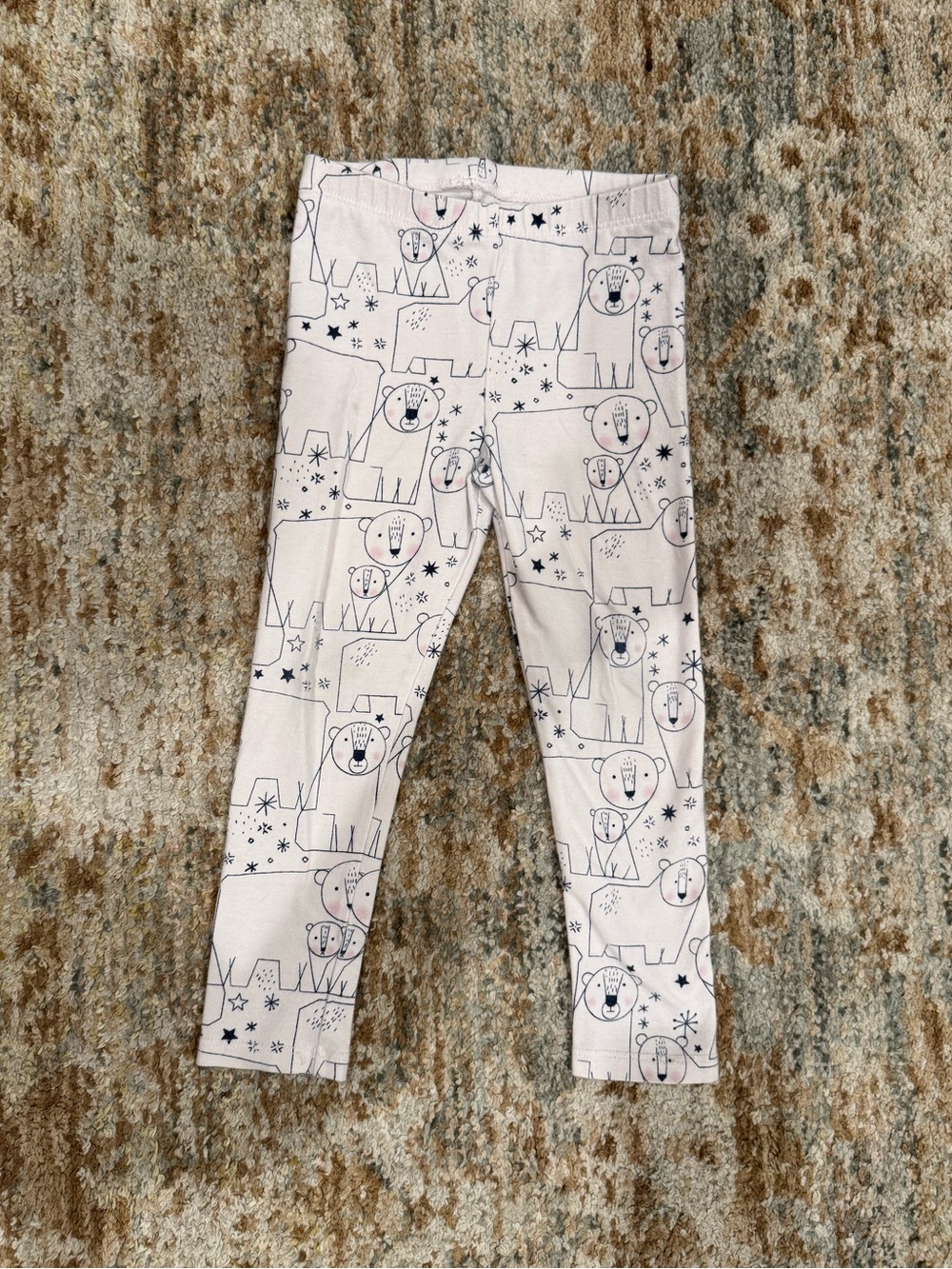 Cat & Jack Toddler Girls Polar Bear Print Leggings 3T